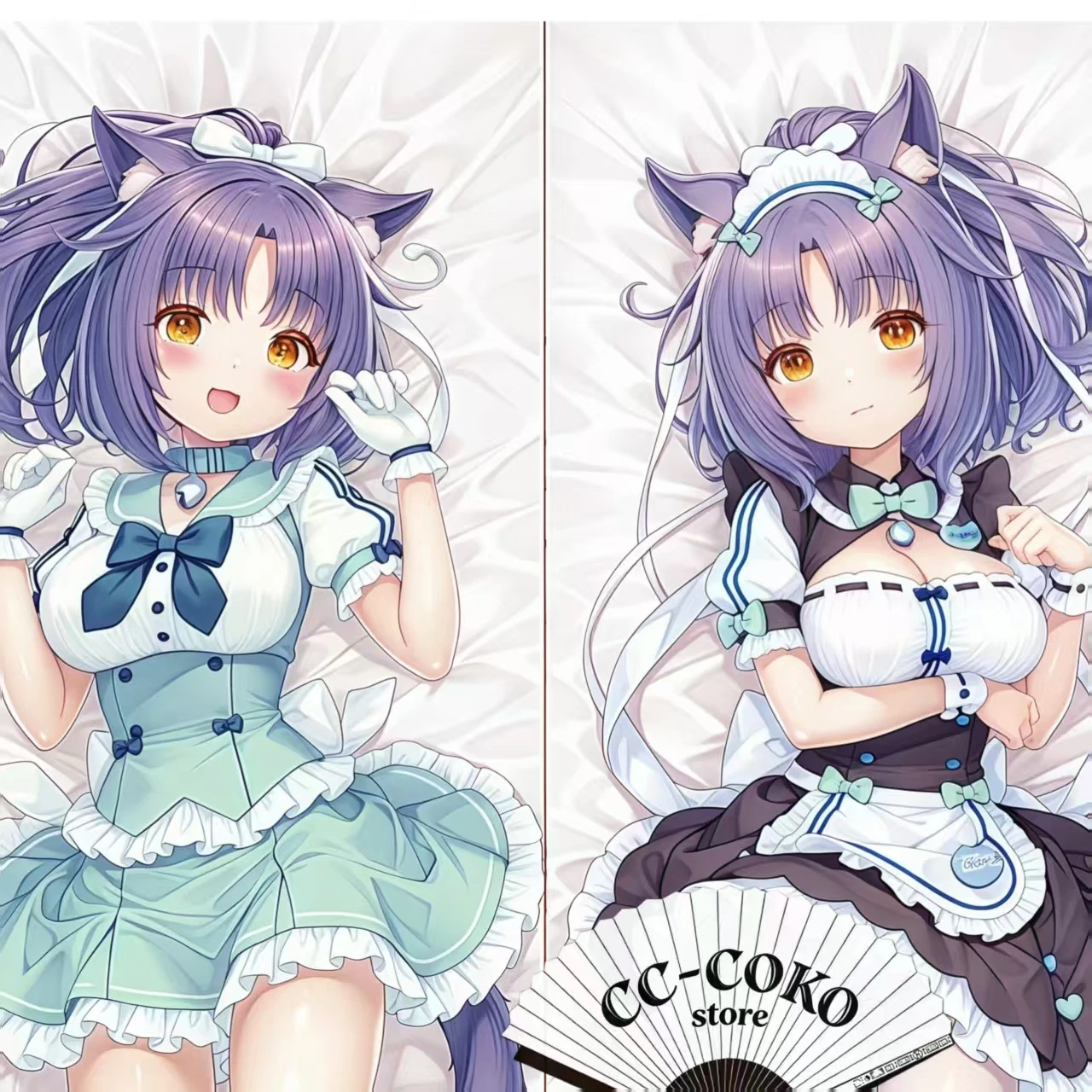 

Наволочка для подушки-обнимашки с аниме-девушкой и кошкой, двусторонняя печать, на заказ, в натуральную величину, японская, длинная, мягкая, для косплея, дакимакура