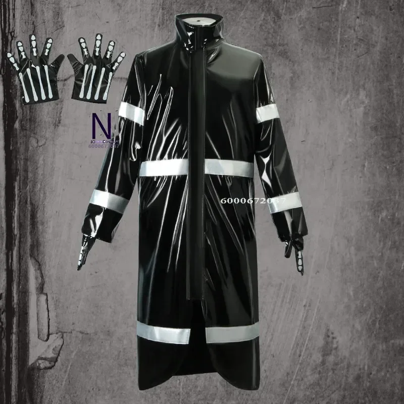 

2024 New Halloween Cosplay Costume Anime Wybie Lovat Men's Raincoat Costume Uniform Halloween Carnival Windbreaker Suit