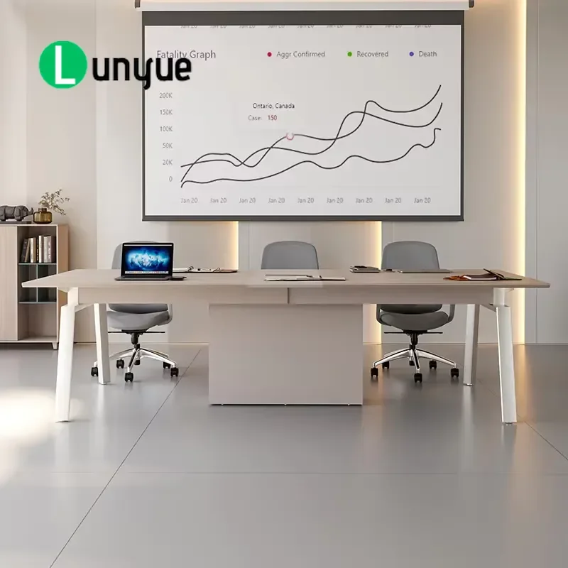 Modern Eco-Friendly Wood Conference Table Executive Office Desk Furniture for Home School Meeting Room High-End Design