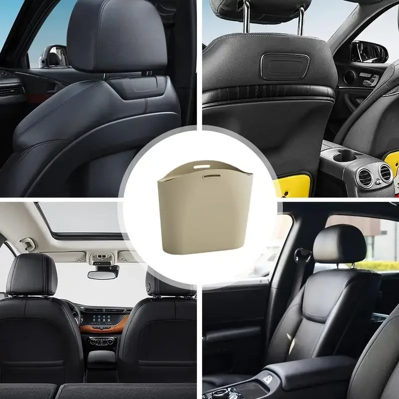 Silicone Car Trash Can Portable Hanging Waste Bin For Vehicle Storage And Garbage Space Saving Organizers Foldable Waste Bin view 5