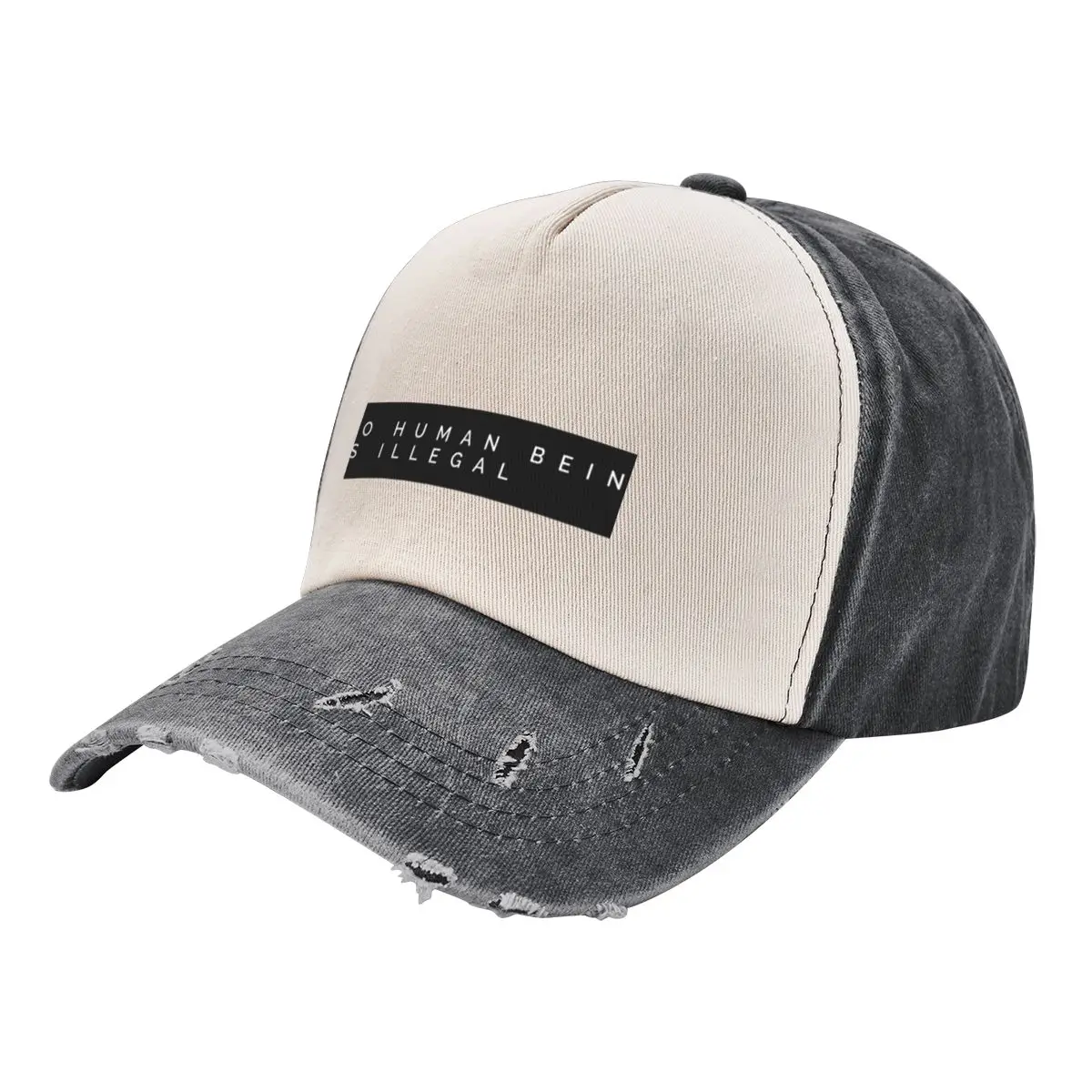 No Human Being is Illegal Baseball Cap Horse Hat Golf Women Hats Men's