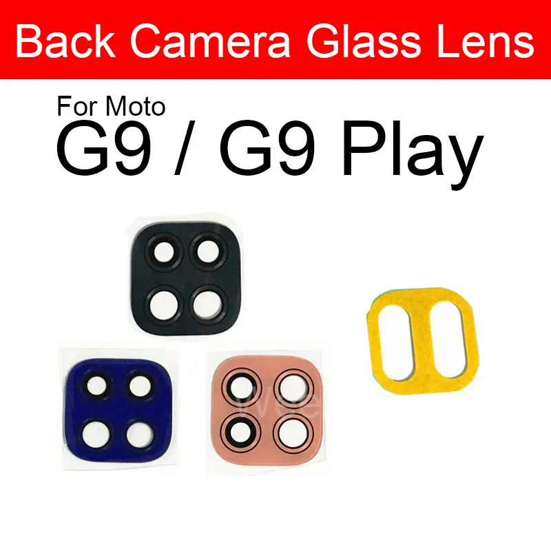 10Pcs/Lot, Camera Glass Lens Back Rear Camera Glass Lens Sticker For Moto E6 E7 Z3 Z4 G9 Play Plus One Vision Fusion E 2020 E6s