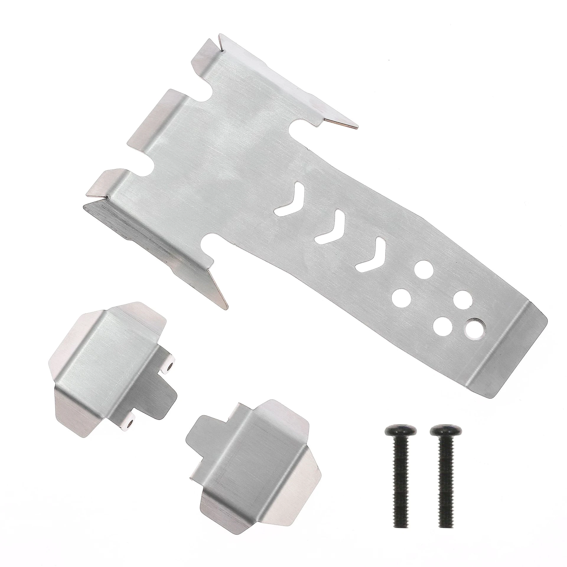 Edelstahl Chassis Armor Achsschutz Unterfahrschutz für Vanquish Products VP OPTIC H10 1/10 RC Crawler Car Upgrade-Teile