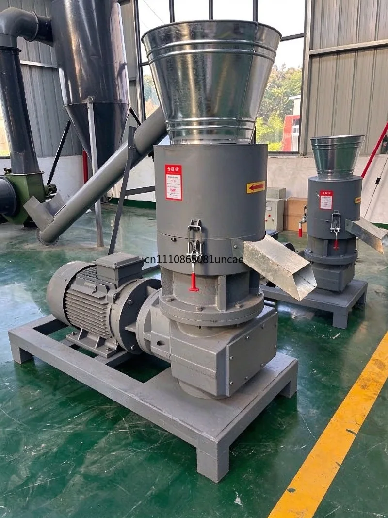 For Energy Saving Small Flat Die Biomass Granulator Sawdust Rice Husk Straw Cow Dung Pellet Making Machine