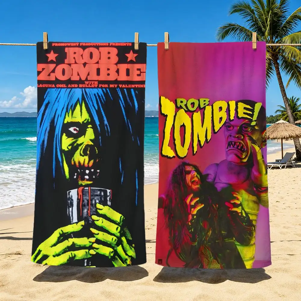 Musician Rob Zombie Towel Towel beach towel, quick drying absorbent bath towel for Swim,Gym,Camping,Outdoor hot