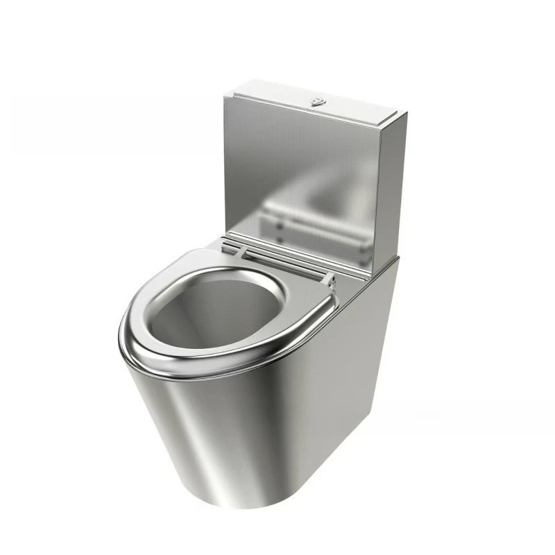 Water saving and deodorant 304 stainless steel toilet public toilet with water tank stainless stee
