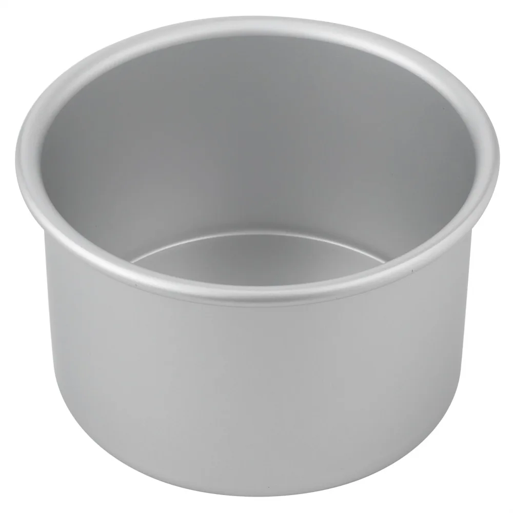 Aluminium Alloy Round Cake Mold Removable Bottom Round Shape Removable Bottom Cake Mold 6 Inch Increase Height Cake Pan