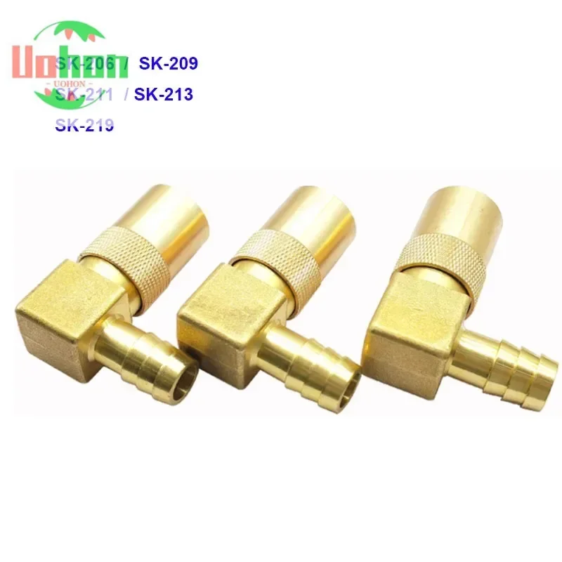 

2 PCS Mold Accessories SK Brass Quick Connector Plugs JS Cooling Water Nozzles Connection Joints