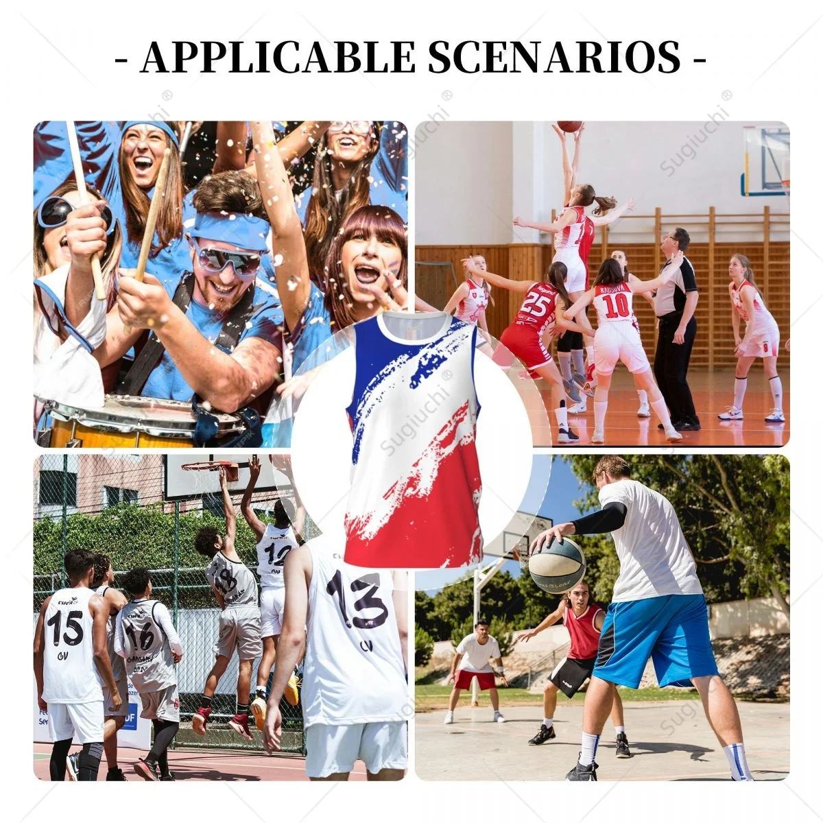 Men Basketball Sports France Flag Running Fitness Multifunction Jersey Sleeveless shirt Custom Name Nunber Exclusive