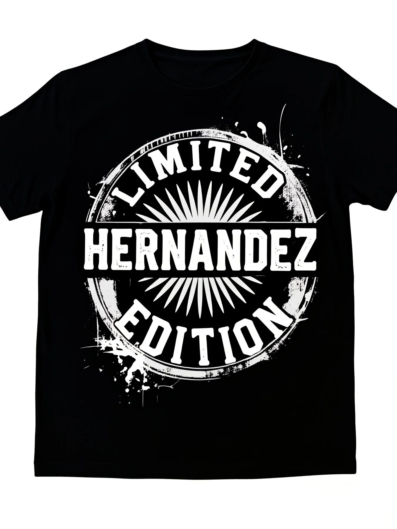 Limited Edition Hernandez T Shirt G Regular Fit Short Sleeve Knit Fabric Cartoon Pattern with Machine Washable for Funny Surname Family Tree Birthday Reunion GiftComfortable Tee Graphic Print Shipure Cotton Breathable Sweat-wicking and Soft Suitable