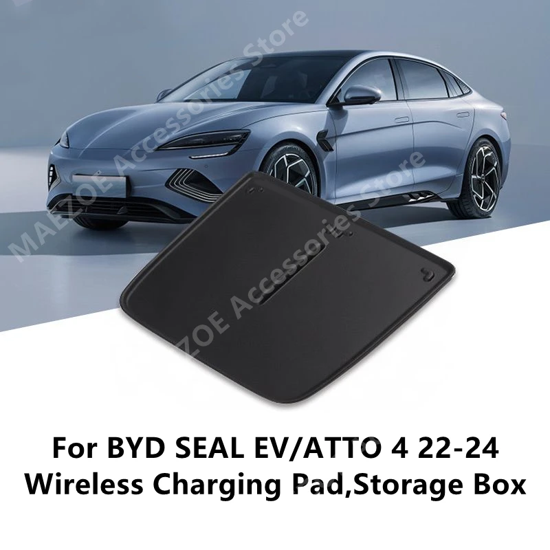 

For BYD SEAL EV/ATTO 4 22-24 Wireless Charging Pad,Storage Box,Car Interior Decoration Modification Accessories Refit