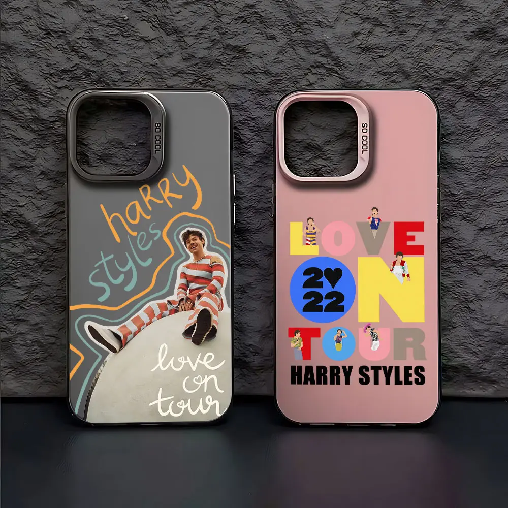 Styles Love On Tour Harrys Phone Case For iPhone 15 14 13 12 11 Pro Max X XR XSMAX 8 7 Plus Matte Shockproof Back Cover