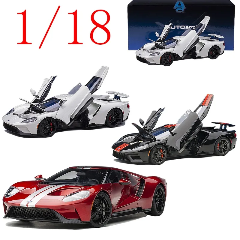 

AUTOart литая под давлением пластиковая модель автомобиля Ford в масштабе 1/18 Ford GT 2017, играйте в подарок, оригинальная коробка игрушечных машин