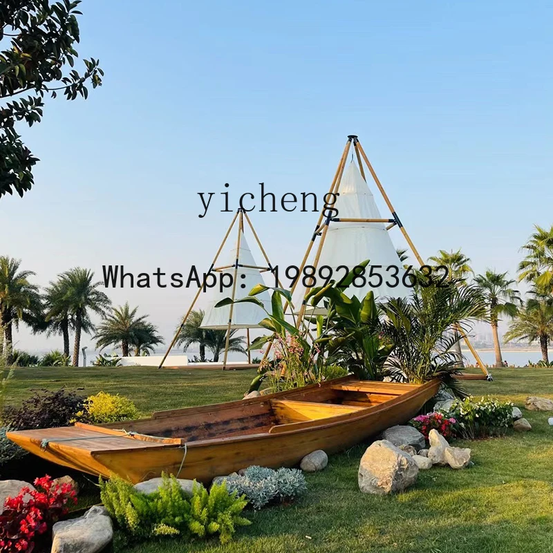 X3  outdoor lantern tent bamboo cone clock in restaurant bar camp oxford cloth canopy