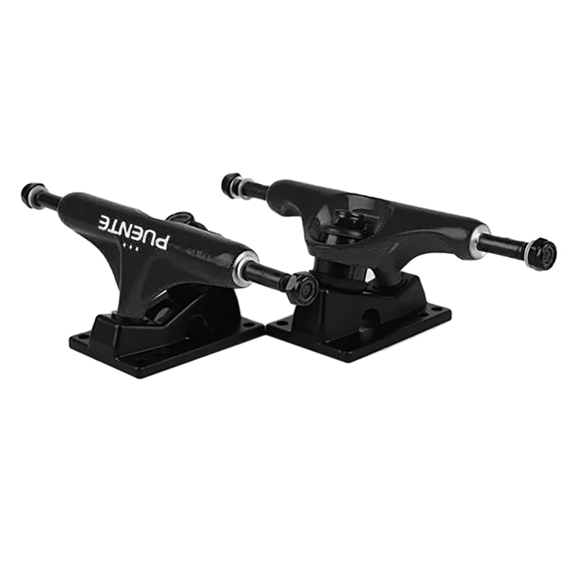 PUENTE-Caminhões De Alumínio para Skate, Acessório Caminhão Longboard, Caminhões Suporte De Ponte, 5in, 2PCs