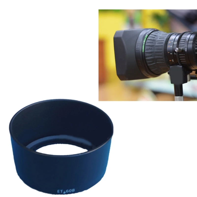 ET-60B Lens Hood Durable Reversible Lens Shade for RF-S 55-210mm F5-7.1 IS