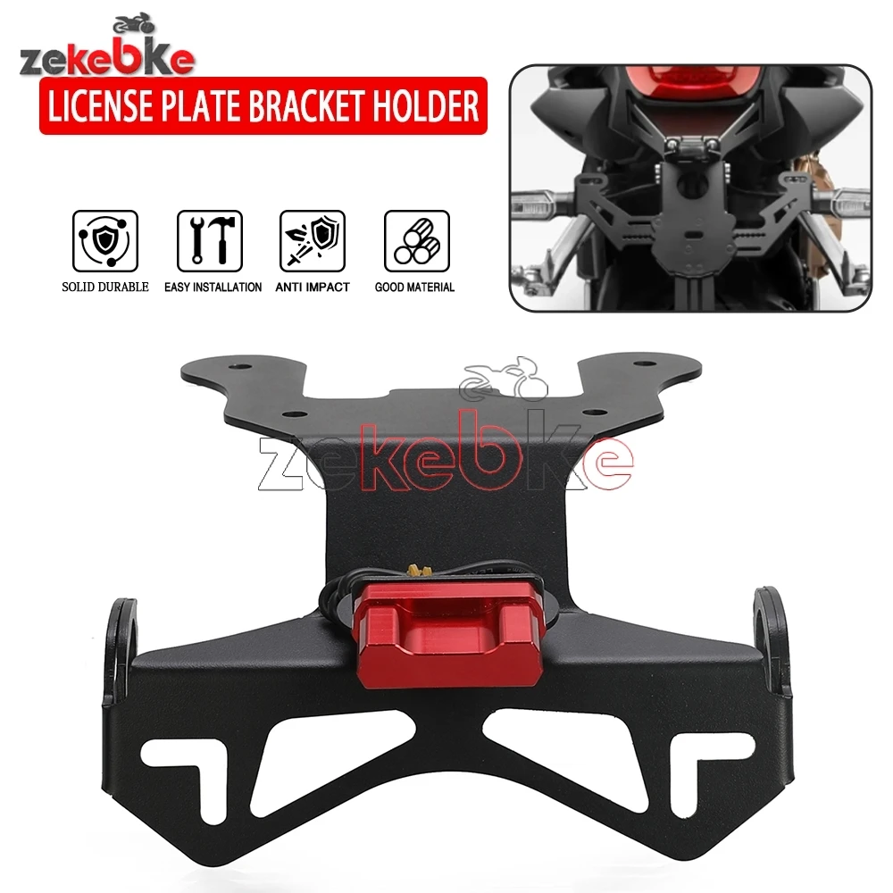 

For Honda CRF 1100 L Africa Twin DCT ES Adventure Sports Motorcycle License Plate Holder CRF1100L Africatwin 2020 2021 2022 2023