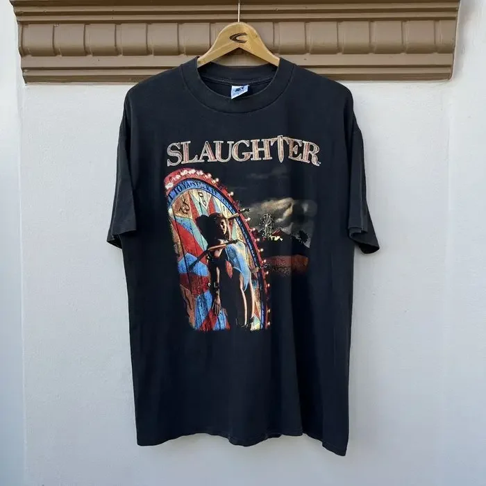 

New 1990s Slaughter "Stick It To Ya" Concert Unisex Tshirt Reprint