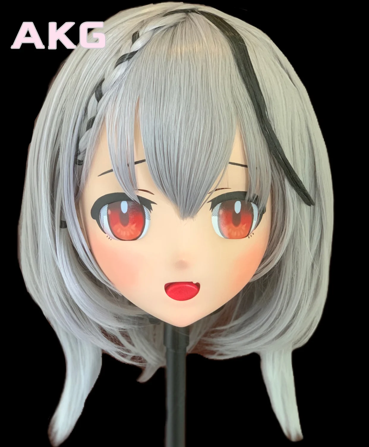 (AKG014) Customize Character Female/Girl Resin Kig Full/Half Head With Lock Anime Cosplay Japanese Animego Kigurumi Mask