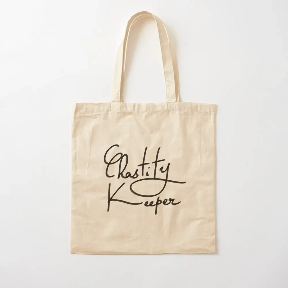 

Chastity Keeper Tote Bag Canvas shoulder bag women bag Gift bags Canvas for women