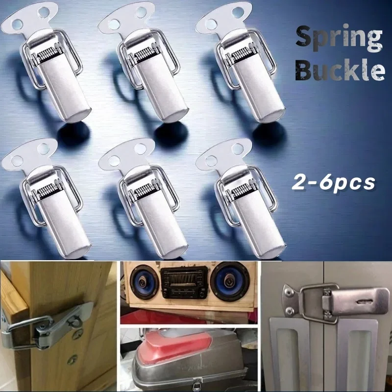 

Thickened Stainless Steel Spring Buckle Box Buckle Tool Box Lock Luggage Bag Quick Release Buckle Lock Fixed Connection