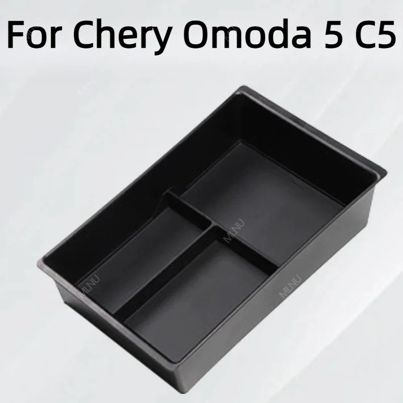 Armrest Storage Box For Chery Omoda 5 C5 2025 2024 2023 Accessories Anti-Slip Multi-Compartment Rattle-Free Center Console Tray