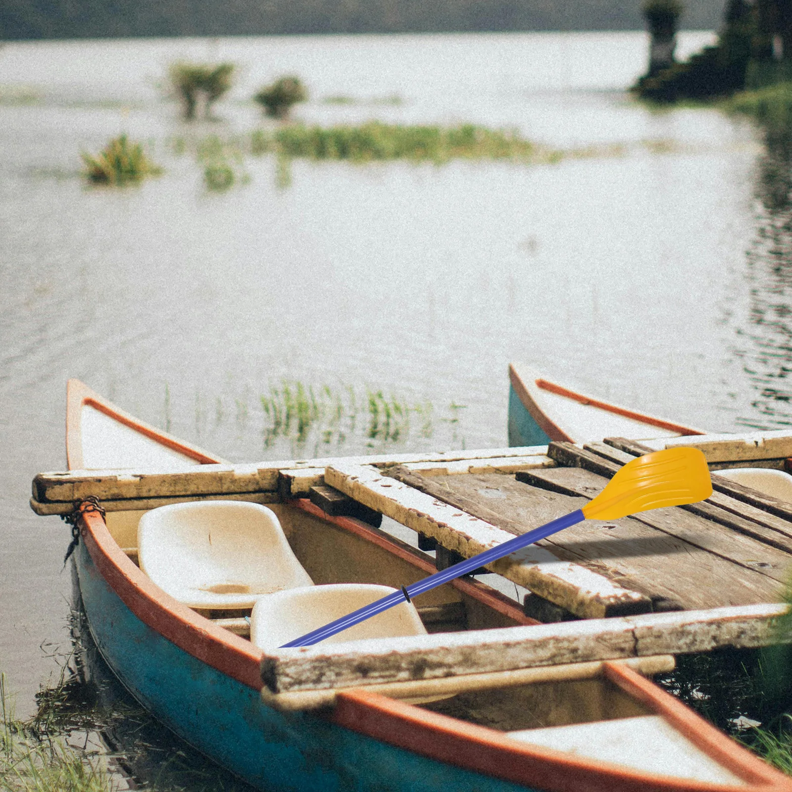 

2Pcs Kayak Paddle Portable Strong Plastic Boat Paddle for Water Sports Floating Surfboarding Boating Outdoor Recreation