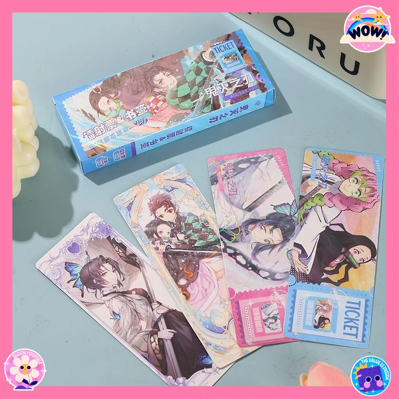 Ghostblade anime long laser ticket bookmark postcard small card Butterfly Ninja peripheral laser ticket sparkling greeting card