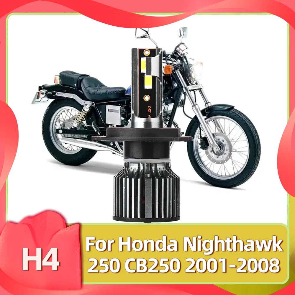 LSlight 1PC Motorcycle LED Motor Headlight CSP Bulbs 12V For Honda Nighthawk 250 CB250 2001 2002 2003 2004 2005 2006 2007 2008