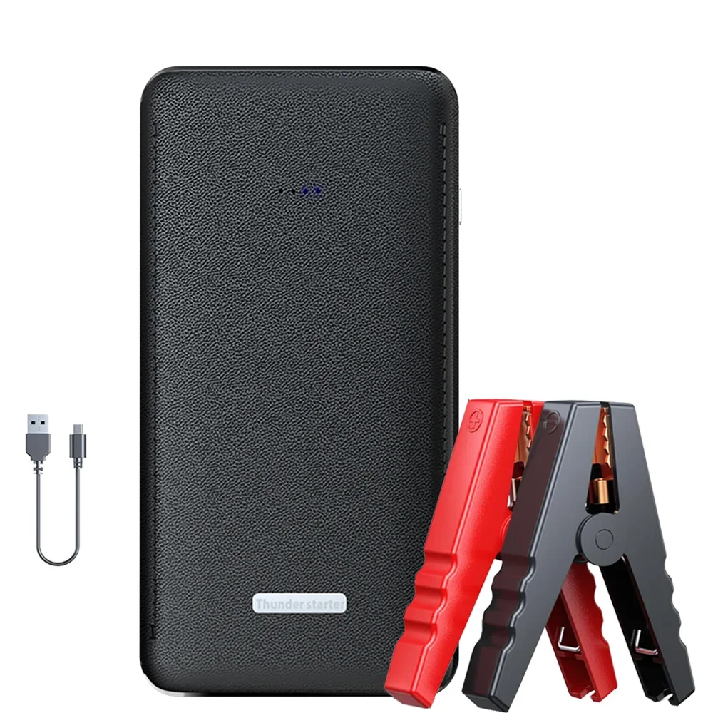 

Car Jump Starter,600A Portable Car Battey Starter,12V Battery Booster Pack,Portable Car Charger For up to 5.0L Gas 2.0L Diesel
