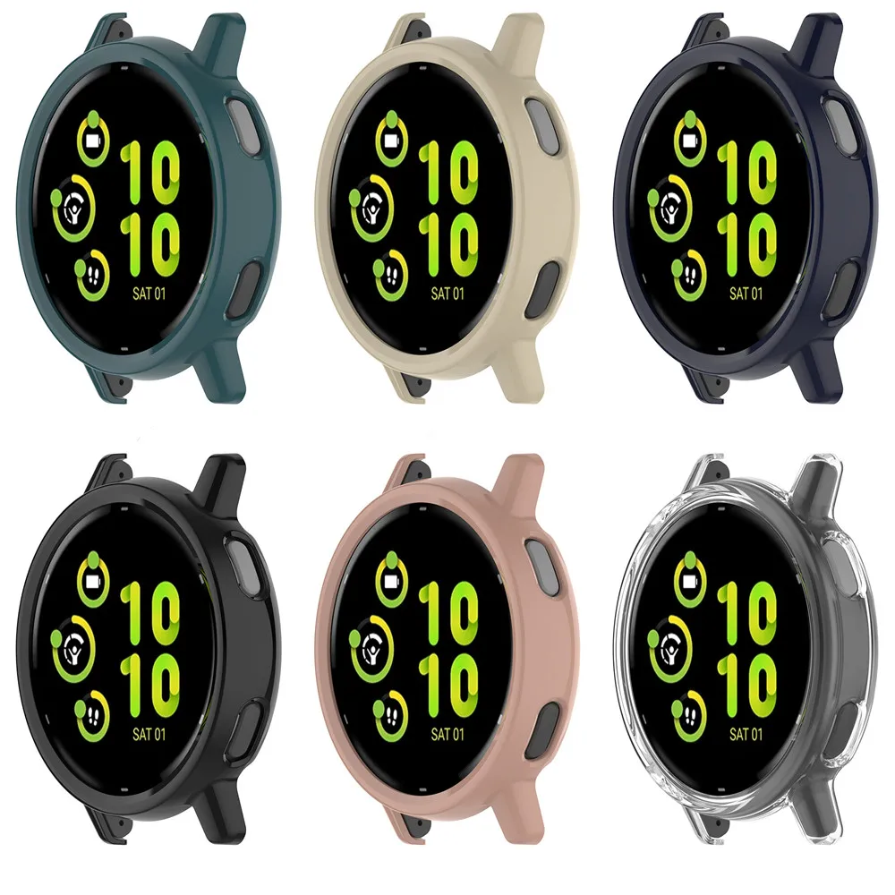 Case Cover For Garmin vivoactive 5 protective shell Frame High Quality PC Slim Smart Watch Accessories