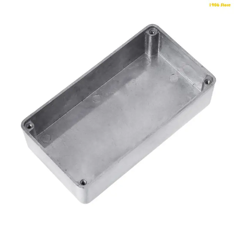 U1JB Effect Aluminum Box Metal Electrical for Case Guitar Instrument Enclosure DIY