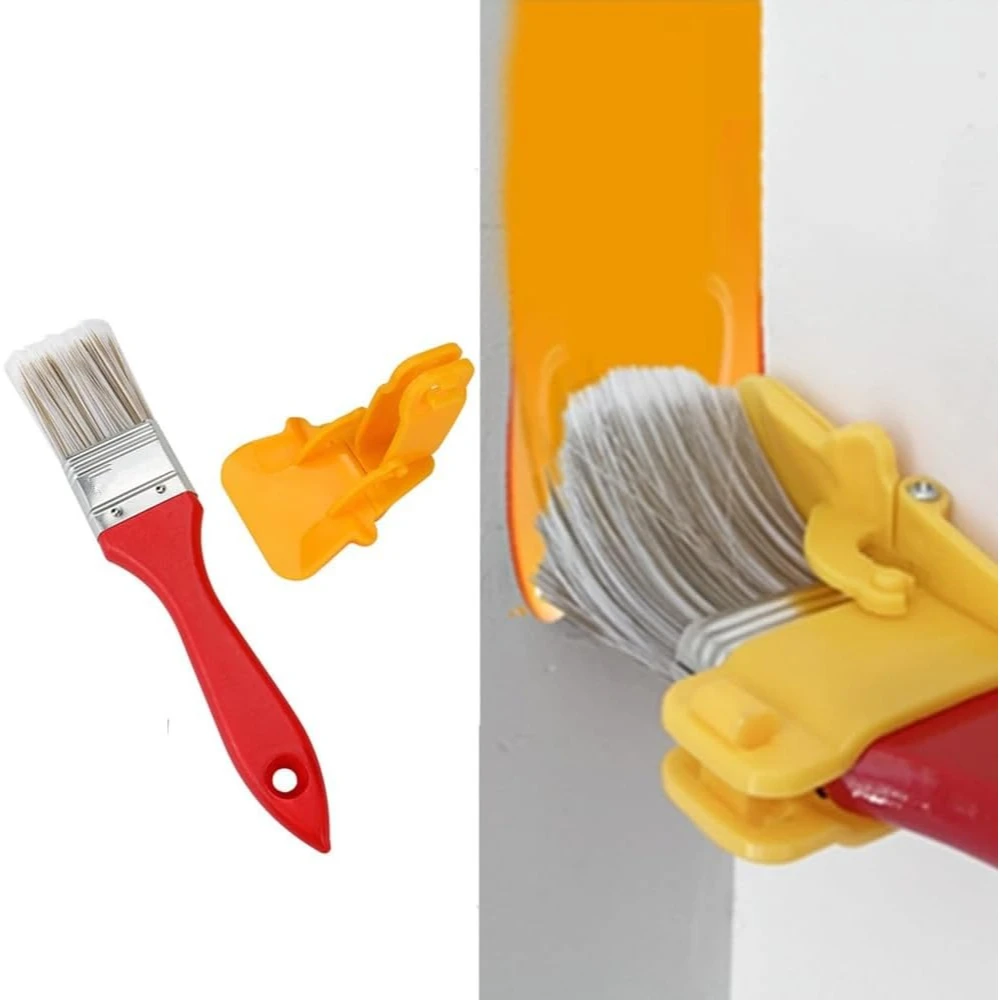Multifunctional Edge Paint Brush 1 Pcs Paint Edger Edging Tool Professional Brush with Wood Handle for Home Wall Ceiling