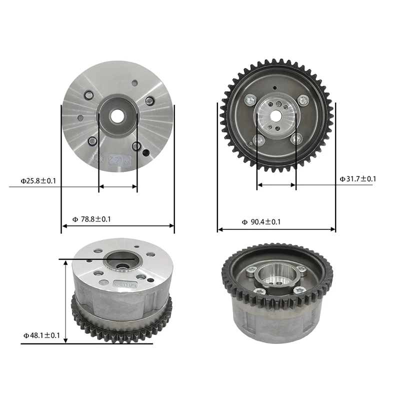 24350-2B010 ingranaggio di controllo della fasatura del regolatore dell\'albero a camme VVT per Hyundai Kia 243502 b010