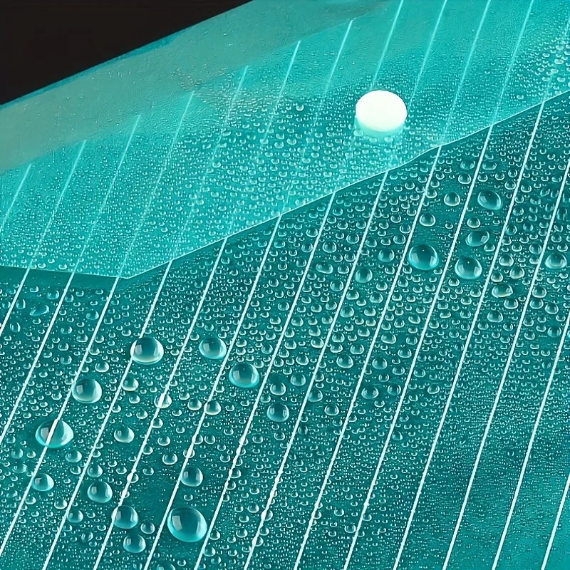 10 قطعة حقيبة ملفات من البلاستيك الشفاف A4 وثائق حفظ حقيبة التخزين منظم الطالب معلومات جيب المجلدات القرطاسية