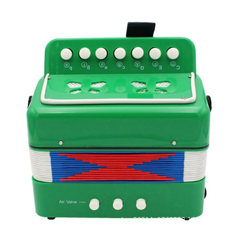 

Accordion Toy 7 Key Accordions For Children, Educational Musical Instrument Gift For Toddler Beginners Boys Girls Easy Install