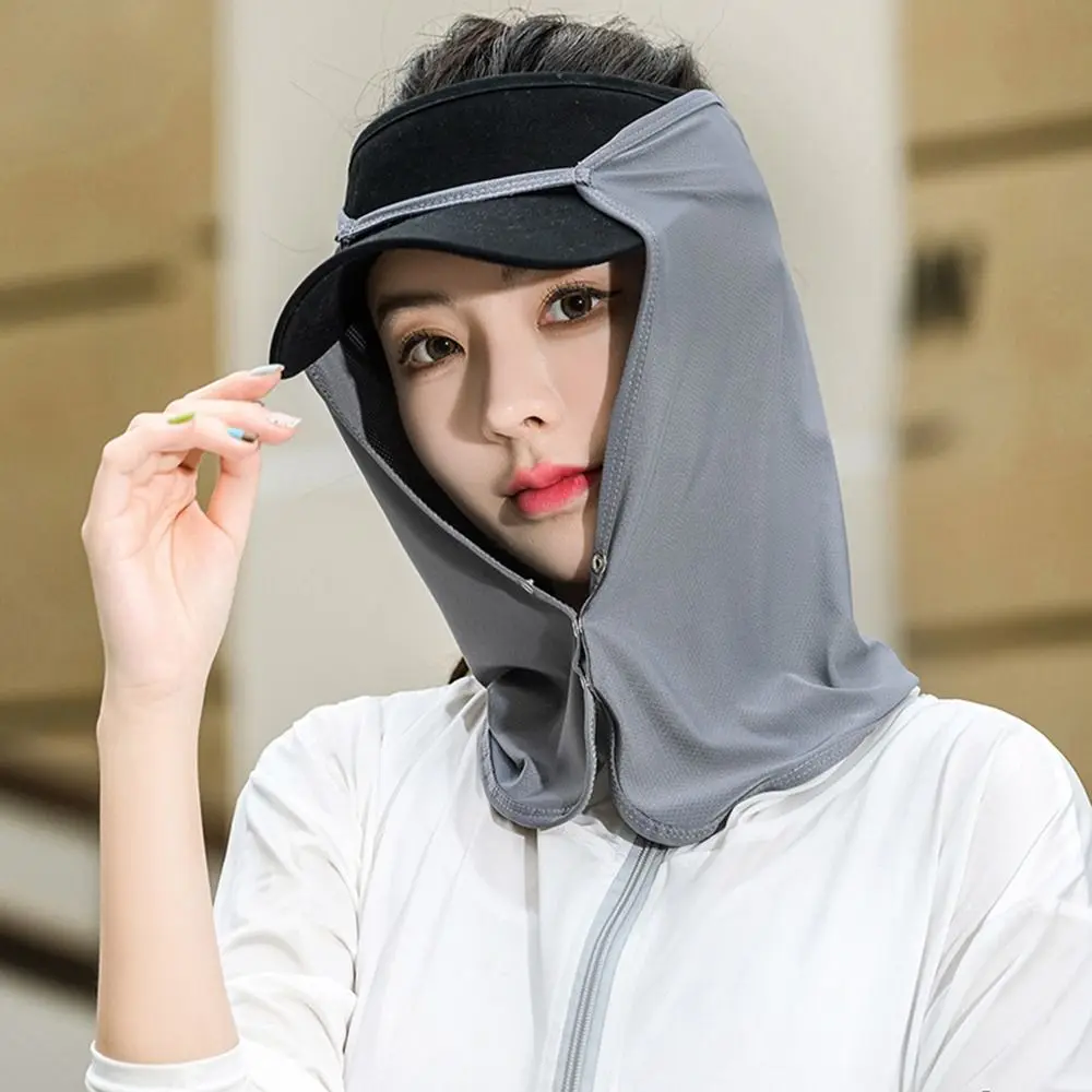 UV Protection Face Scarves Neck Protection Cap Mask For Women Face Scarf Sunscreen Veil Sunscreen Mask Anti-uv Face Cover