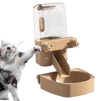 Hangable Dog Food Dispenser Automatic Food Bowl Water Bottle Pet Supplies Large Crate Feeder Dish For Puppy Cats