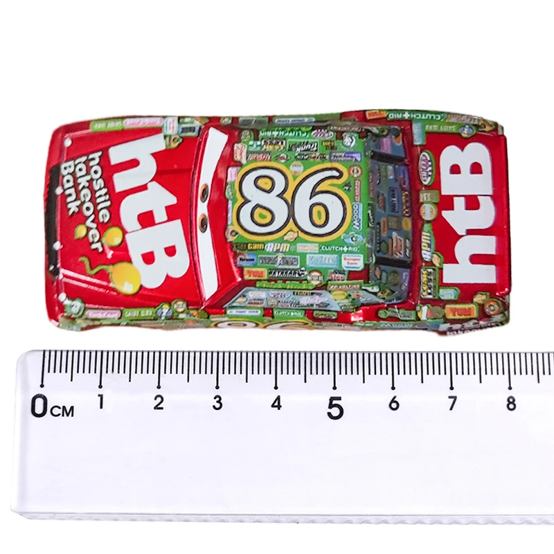 Diney Cars Pixar 1:55 Diecast รถของเล่นเด็กของขวัญวันเกิดอะนิเมะ Action Figure Storm Jackson Lightning McQueen Racing