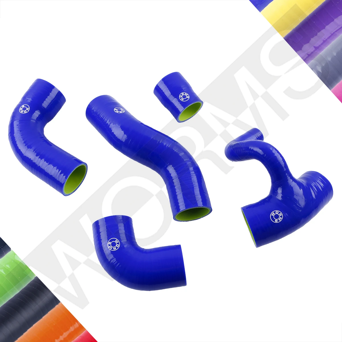 

For Volvo 850 T5 T5R S70 V70 C70 T5 2.3L 1996-2000 Silicone Intercooler Turbo Boost Hose Pipe Kit 1997 1998 1999