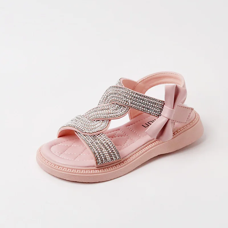 Girl Sandals Pearls Shoe Mother Kids Shoe for Girl Fashion Mary Jane Shoes Princess Sandals Toddler Girl Shoe Women Sandals 2024