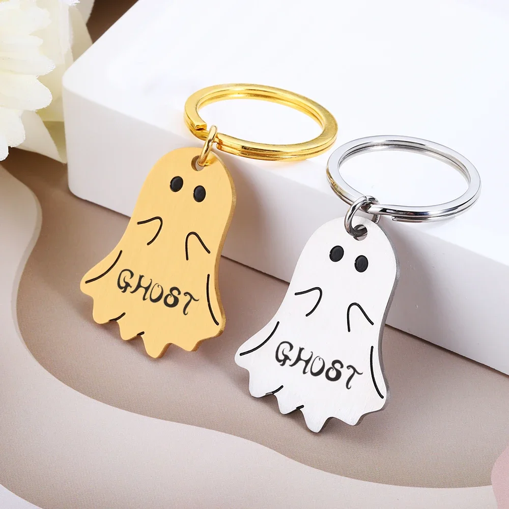 Custom Halloween Pet ID Tag Free Engraving Name Number Anti-lost Collar Personalized Dog Cat ID Tag for Kitten Accessories