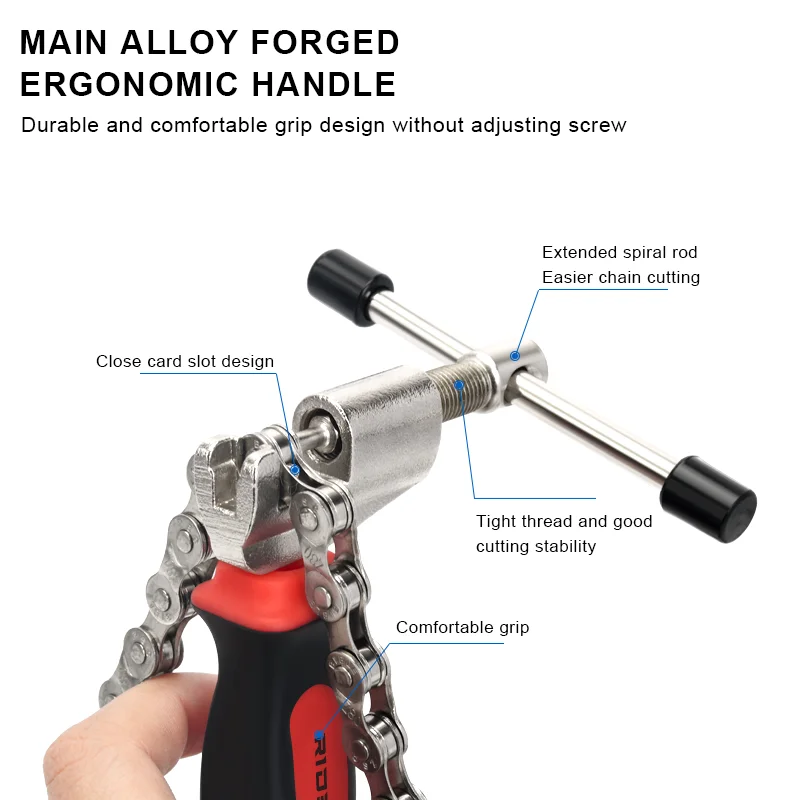 Bicycle Chain Pin Remover Stainless Steel Mountain Road Bike Link Breaker Splitter MTB Chain Extractor Cutter Device Accessories