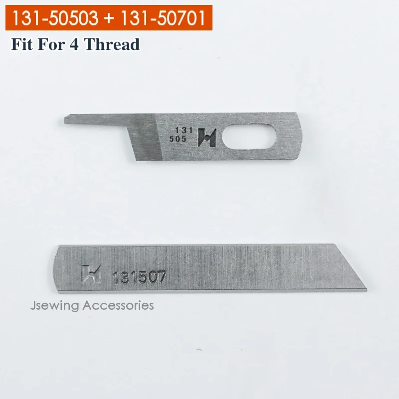 131-50503 131-50602 131-50701 Upper Lower Knife fit JUKI MO-6700 MO-6900 Overlock Sewing Machine Part Strong H blade 4/5 Thread