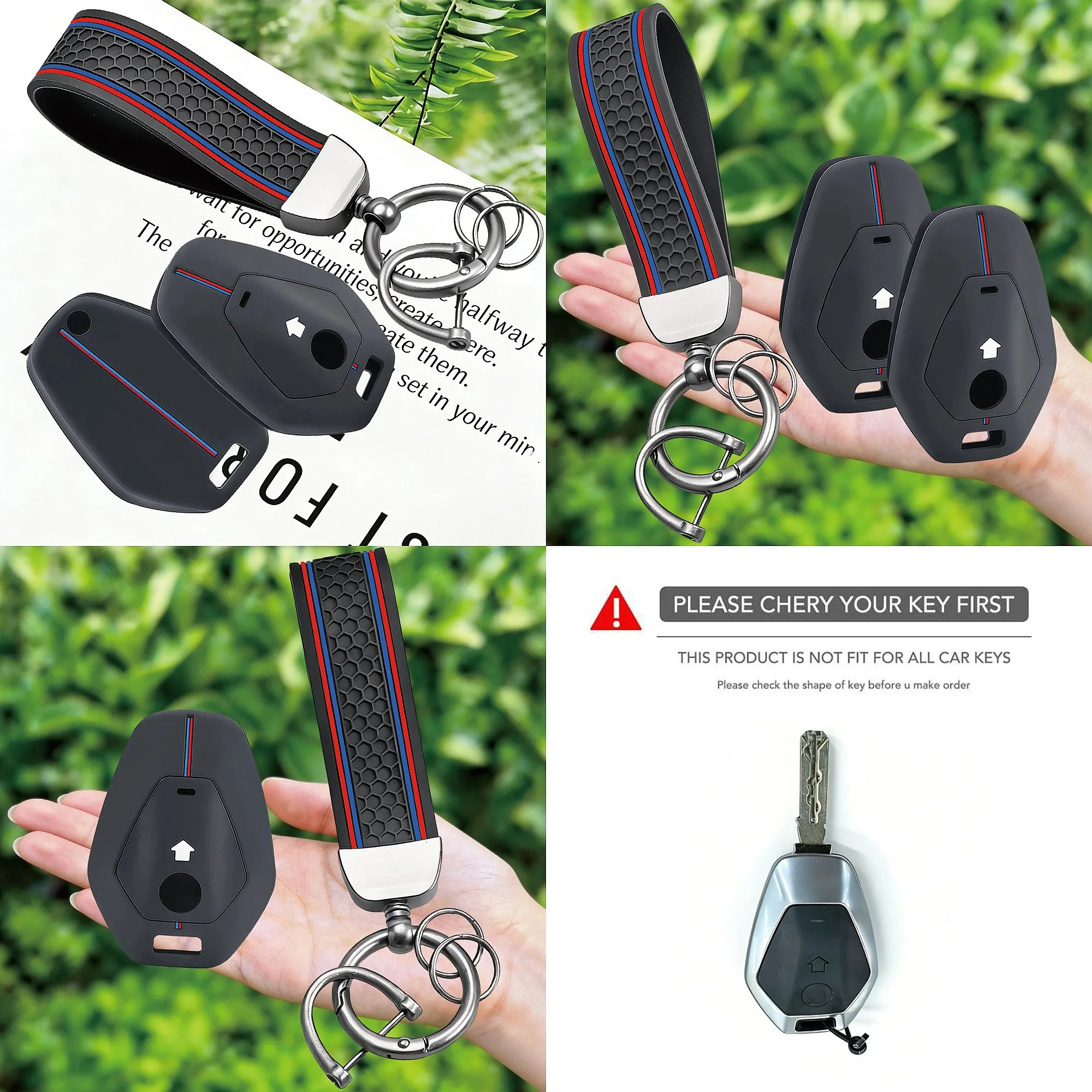 Motorcycle Key Case For BMW R1300GS R1300 R1250GS ADV Car Key Fob Cover Auto Key Shell Remote Key Cover