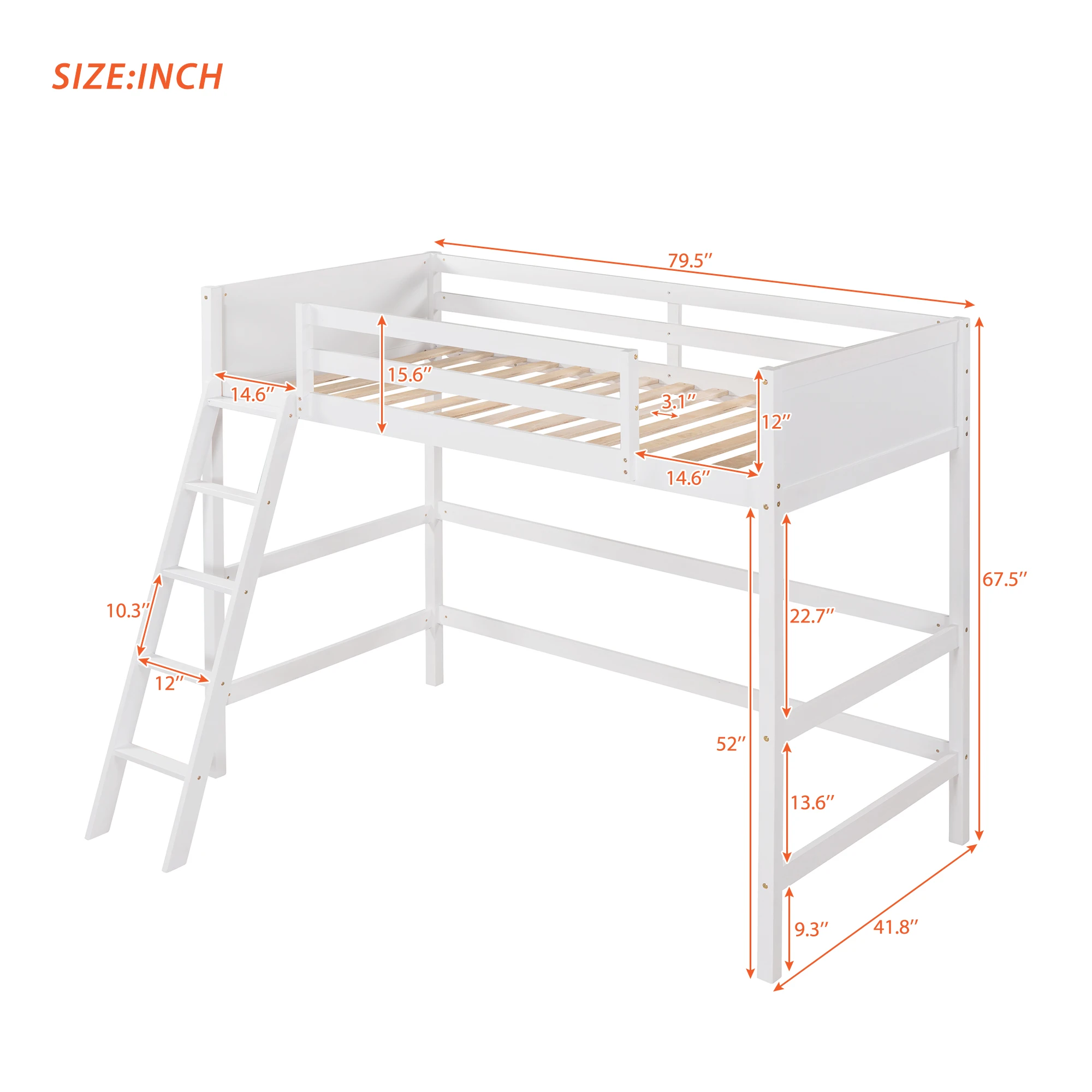 Functional Twin Size House Bed with Drawers – Space-Saving Solution for Kids Room