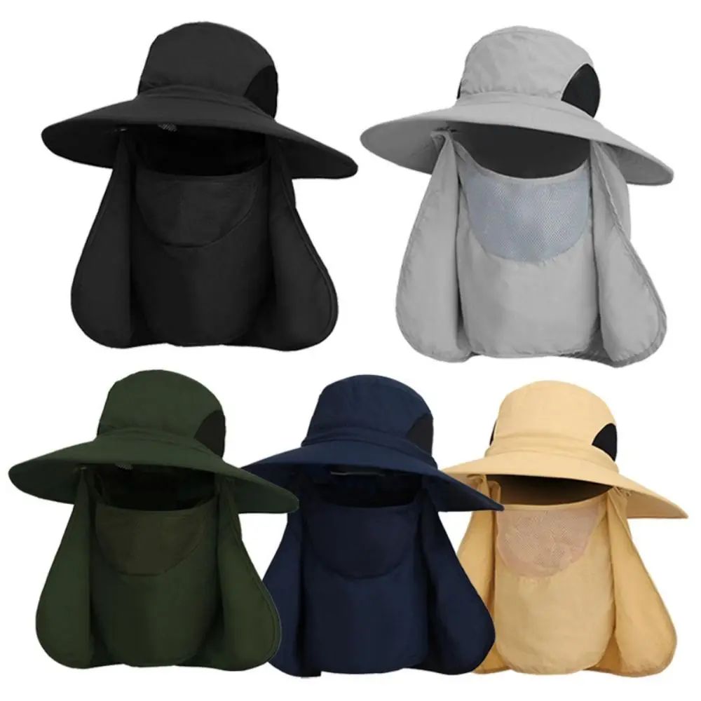 novo-chapeu-de-sol-de-nylon-para-atividades-ao-ar-livre-resistente-a-Agua-com-aba-larga-destacavel-protecao-uv-secagem-rapida-ideal-para-pesca