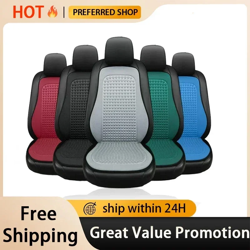Car seat cushion, ventilated and breathable single piece truck car special cushion, all season universal seat cushion