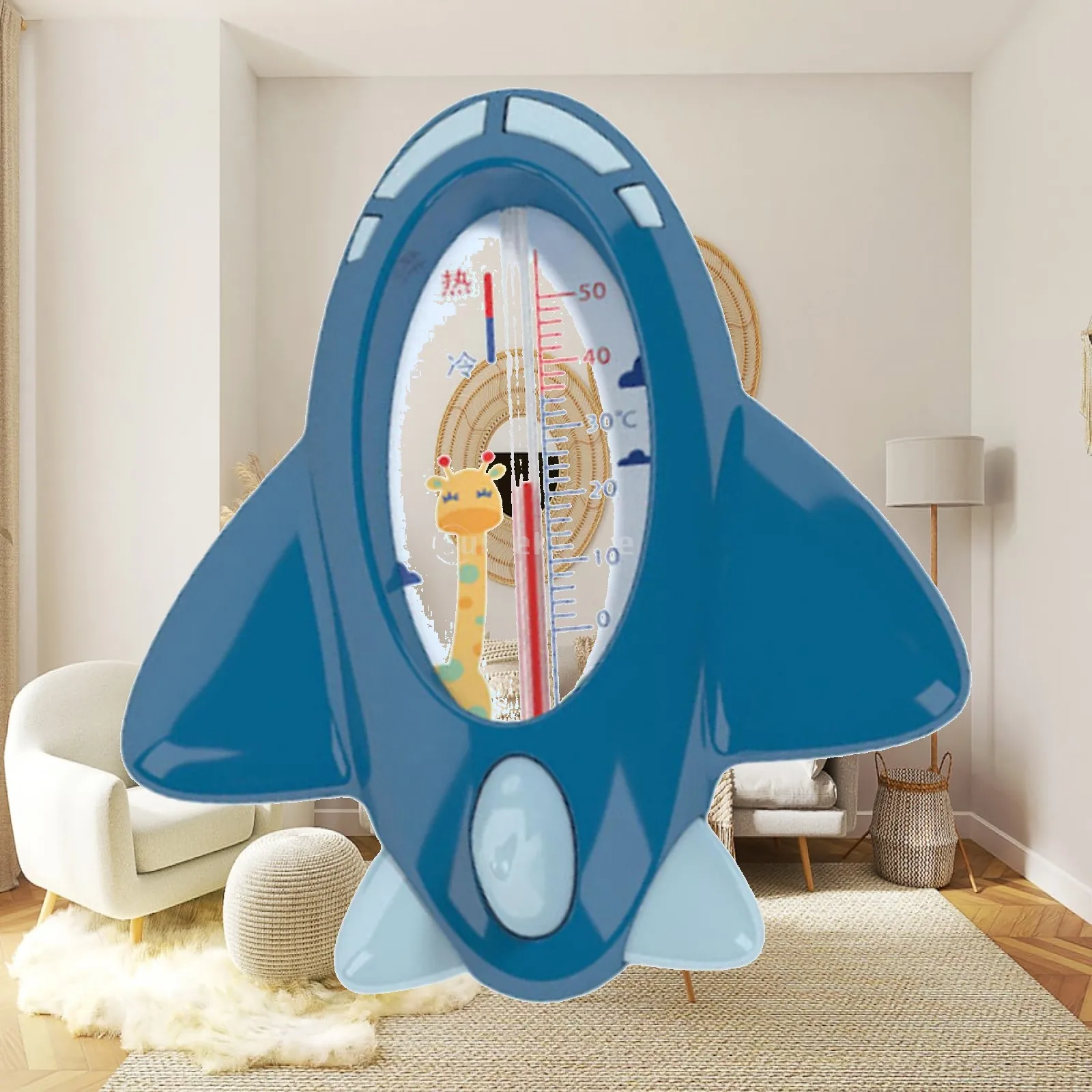 Baby Bath Water Thermometer Floating Airplane Toy Design Accurate Temperature Gauge for Pool and Tub Safety