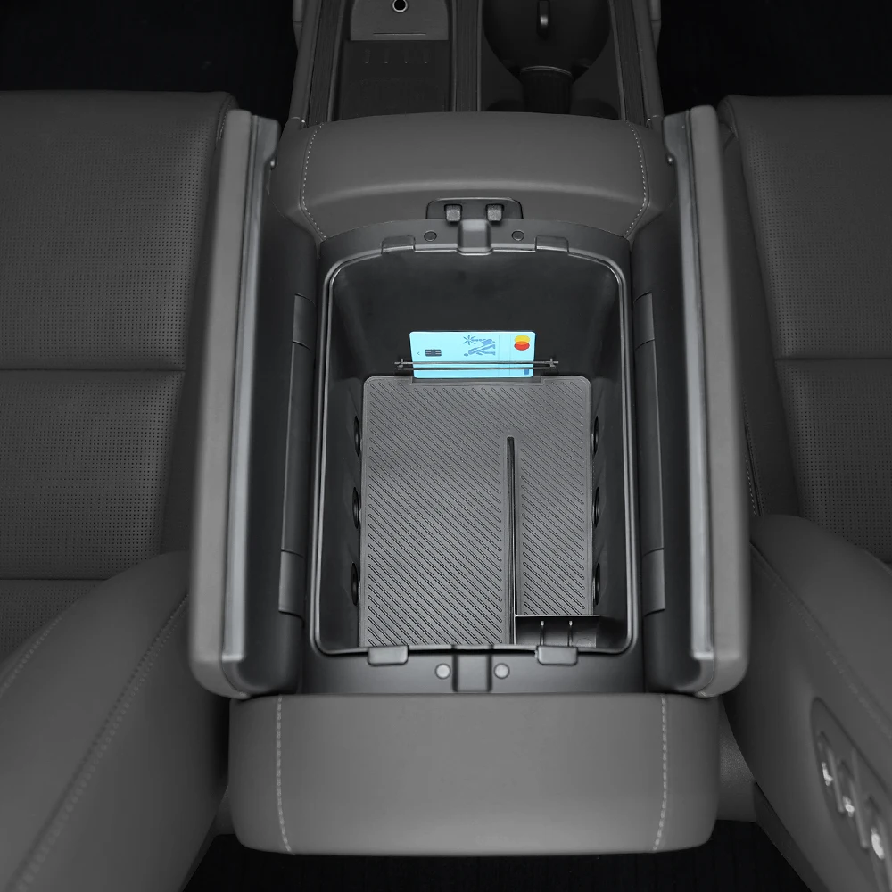 Для Hyundai Palisade 2025 2026 LX3 двухслойный органайзер на центральной консоли, 7-местный автомобильный поднос, подлокотник, ящик для хранения, автомобильные аксессуары